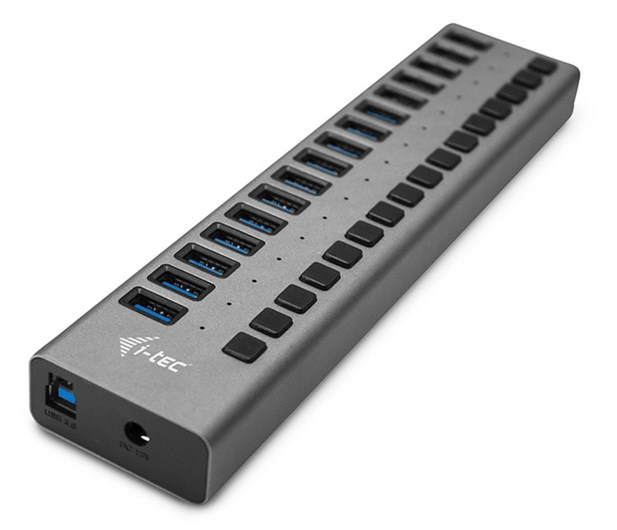 i-tec USB 3.0 Charging HUB 90W 16x USB 3.0 z wyłącznikiem portów - 518390 - zdjęcie